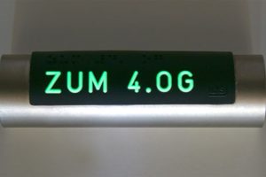 Handlaufschild Kunststoff gegossen Handlaufschild Kunststoff gegossen